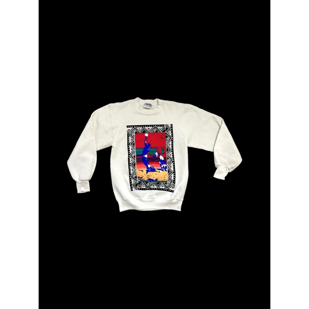 Venice‎ Beach Volleyball Vintage Sweatshirt VelvaSheen Small 90's California